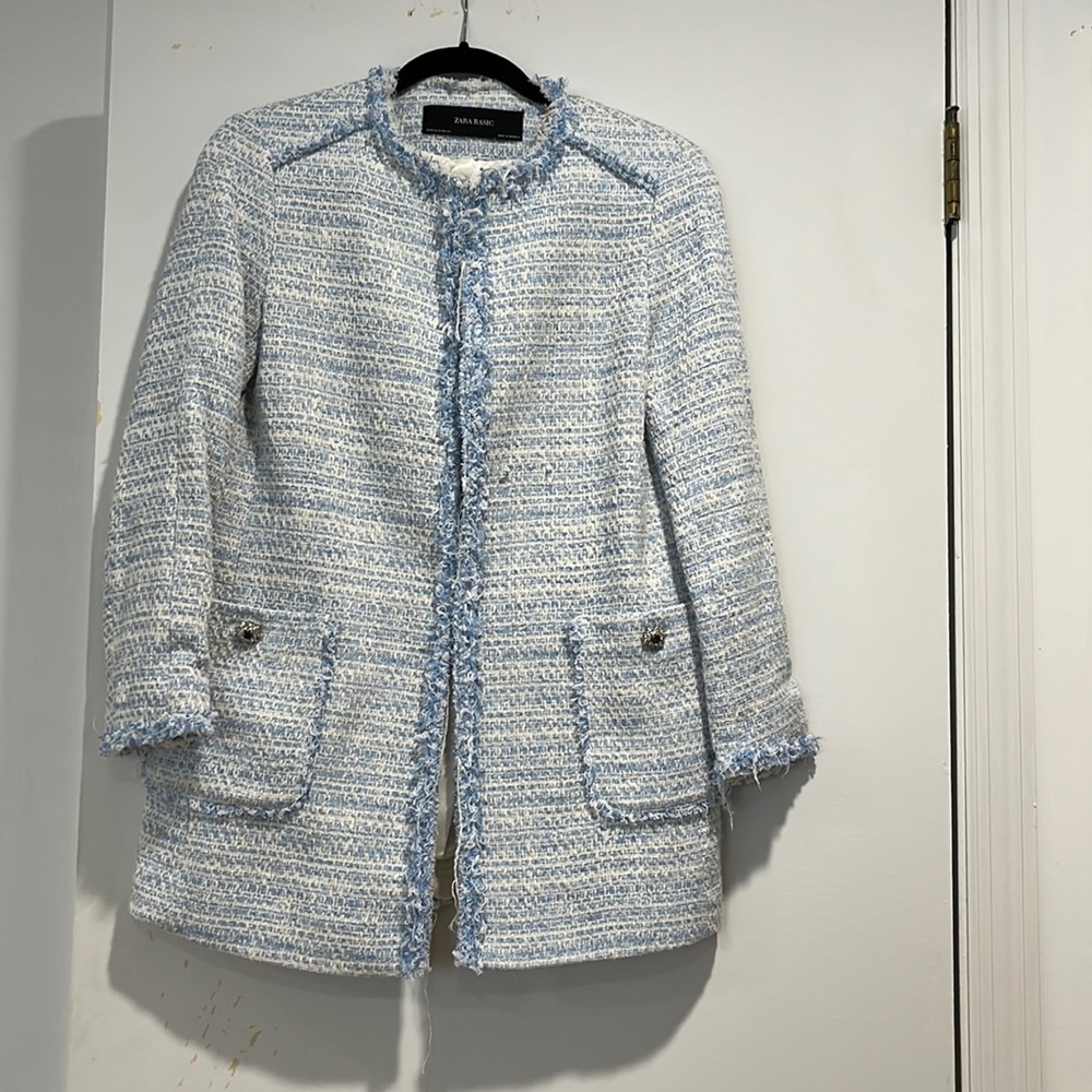Perfect for summer twill jacket by Zara- Med